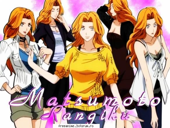 well , matsumoto mi se pare mult mai draguta dar si rukia e nice... cea mai draguta fata : rukia sau